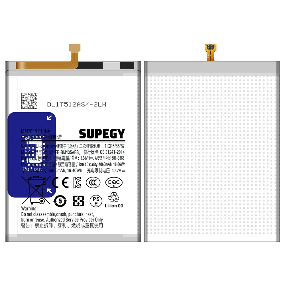 2026 Years New Replacement Battery EB-BM135ABS For Samsung Galaxy  M13 4G 5000mAh Hight Capacity Batteries +Tools