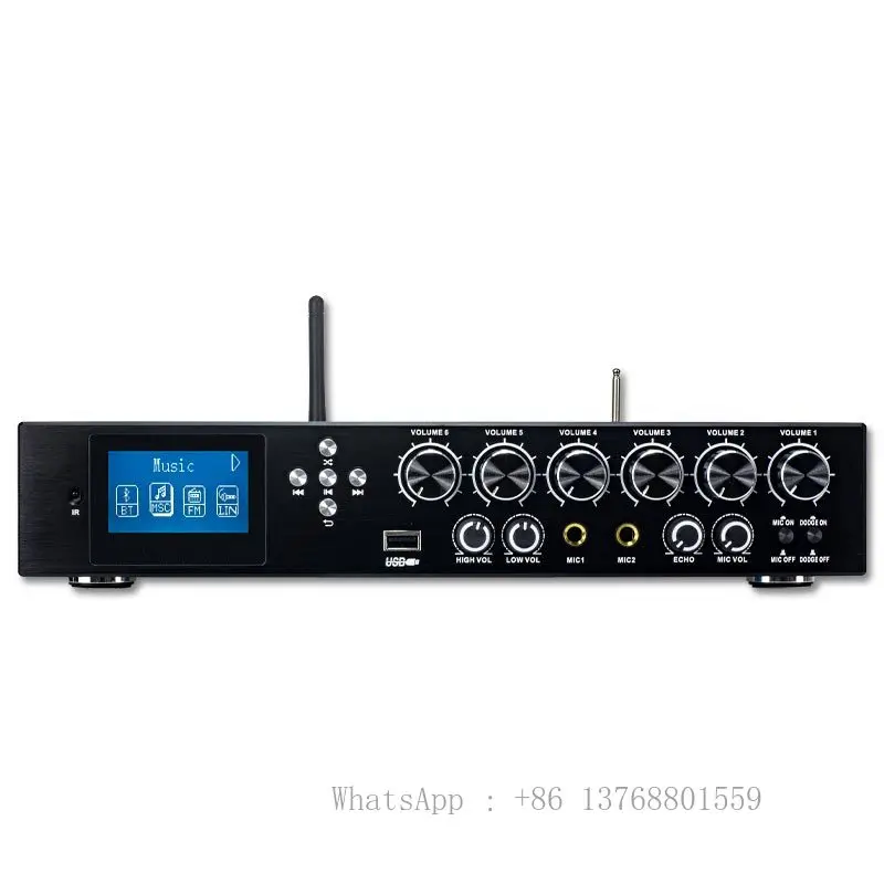 Tianlai TL-JX600-6 Amplificador Professional Receivers & Amplifiers Home 2.1 Bluetooth Class D 6-Channel Amplifier