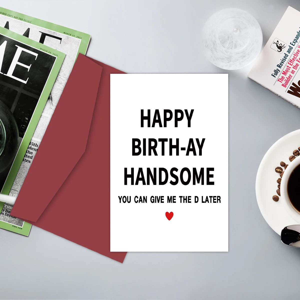 بطاقة عيد ميلاد مضحكة للرجال ، بطاقة عيد ميلاد سعيد لأصدقاء الزوج ، بطاقة عيد ميلاد فريدة من نوعها ، 1 * * #5