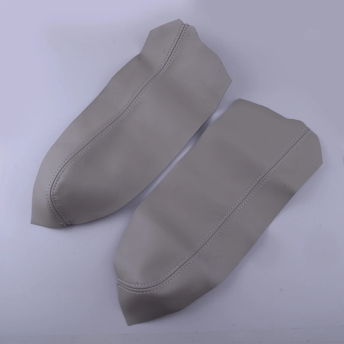 

1 Pair Gray Car Door Armrest Lid Panel Cover Trim Skin Surface Decoration Fit for Toyota Prius 2004 2005 2006 2007 2008 2009