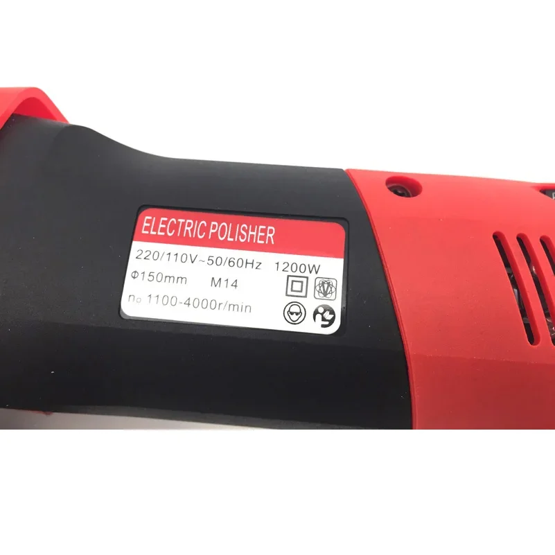 Imagem -04 - Dupla Ação da Random Orbital Polisher Throw 1200w mm Thread Mesmo Bom Que o Modelo Famoso Internacional