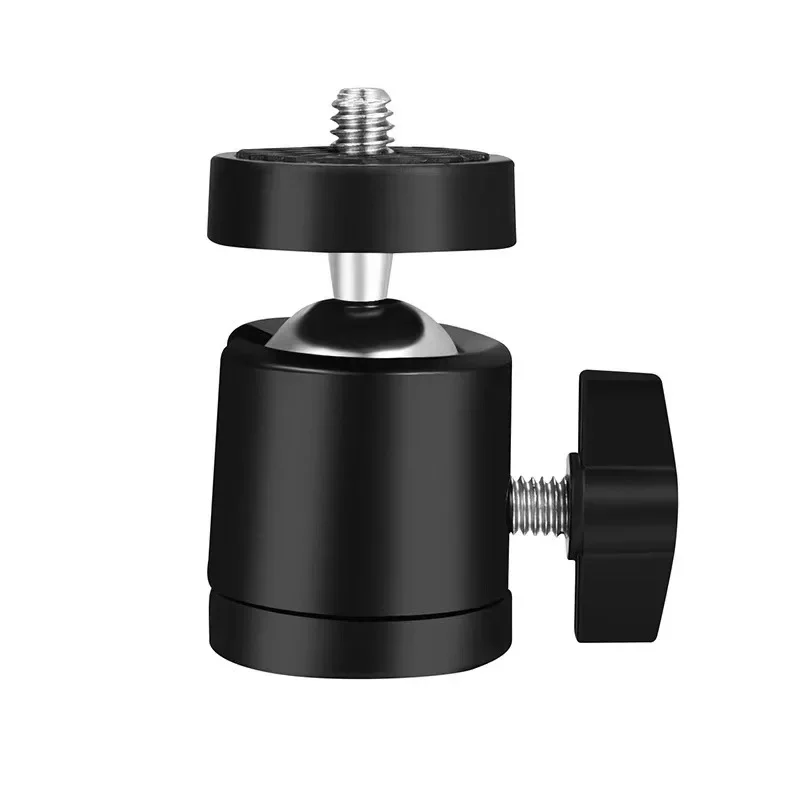 Aluminum Alloy Mini Swivel Ball Head Mount Compatible With For DSLR Cameras And Devices Lightweight And Portable