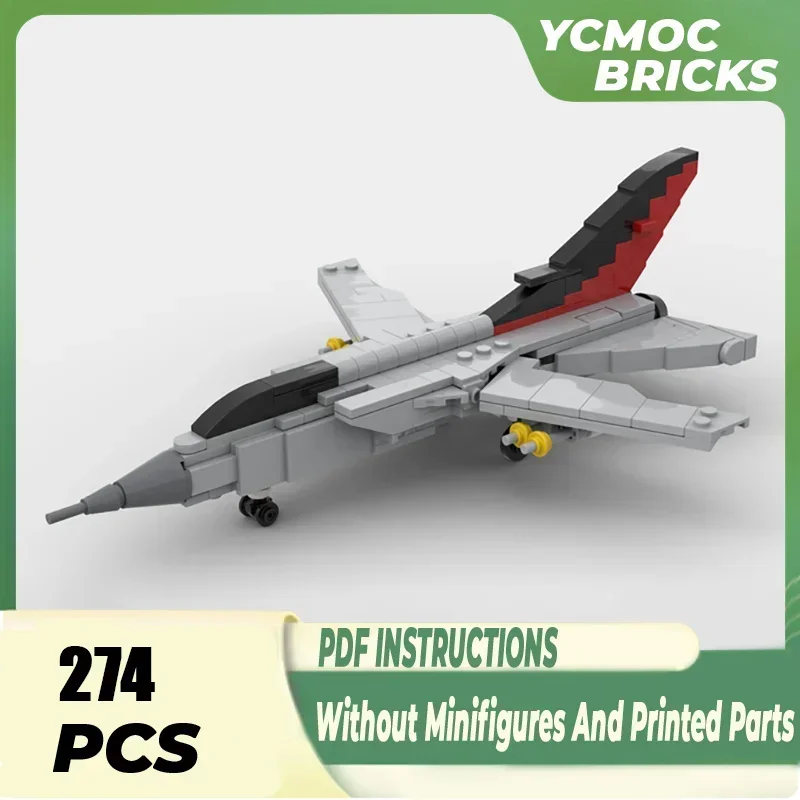 Military Model Moc Building Bricks 1:72 Scale Tornado ADV F.3 Fighter Technology Blocks Gifts Christmas Toys DIY Sets Assembly