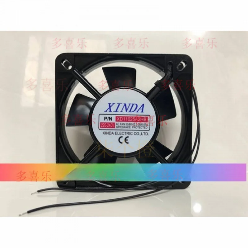 

ZMZM 1 шт. для вентилятора XINDA XD11025A2HB 220-240 В 11025 11 см корпусной осевой охлаждающий вентилятор 2 провода