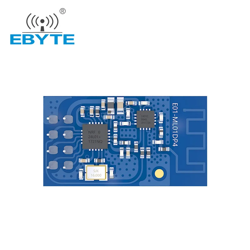 nRF24L01P 2.4GHz 20dBm Wireless Module Electronic Components Long Range E01-ML01DP4 IOT Smart Home SPI Interface Antenna PCB