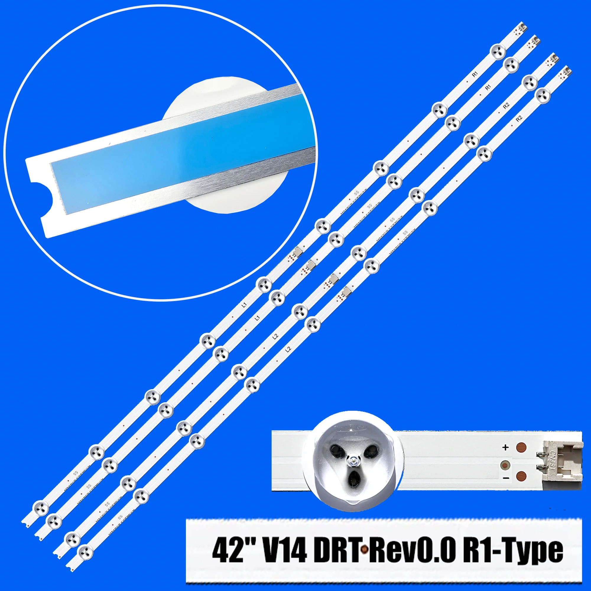 

LED Backlight Strip for 42PFK5199 42PFK5199/12 42PFK5209 42PFK6309 42PFK6309/12 42PFT5609 42PFT5609/12 42L6453DB 6916L-1455A