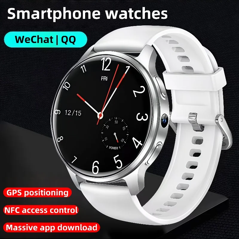 

P68 Smartwatch 4G Android Men's 466x466 500W Dual Camera GPS WIFI Bluetooth 4GB+128GB Heart Rate Monitor