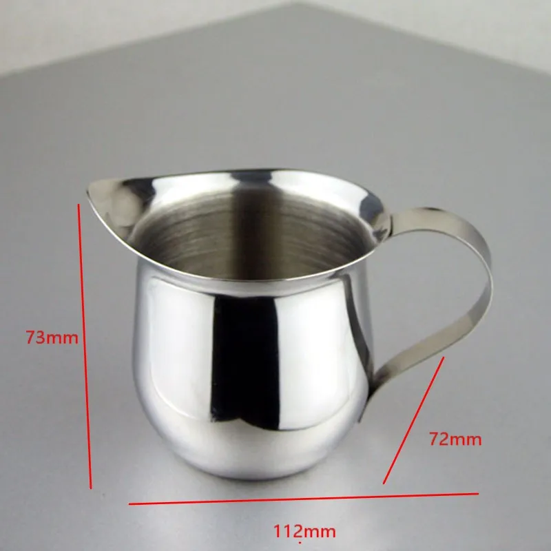 4 Size Milk Cup Jug Eco-friendly Measuring Stainless Steel Craft Cappuccino Latte Tea Pitcher Foam Cup Kitchen