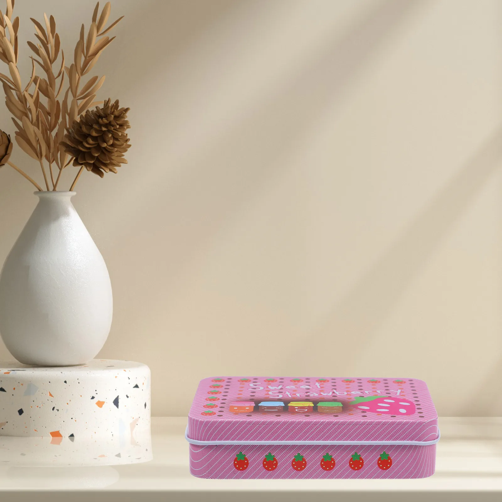 

4 Pcs Tinplate Boxes for Playing Cards Game Cards Storage Organizer with Dots Design Small Size Portable