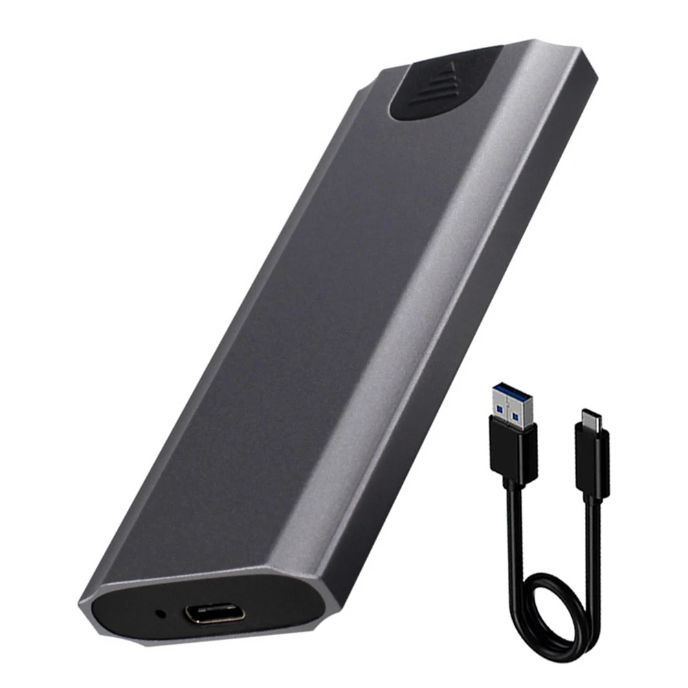 M.2 naar USB Type C 3.1 SSD-behuizing Gereedschapsvrij NVME/NGFF Dual Protocol Externe SSD-adapter Ondersteuning voor WindowsmacOS/Android/HaemonyOS