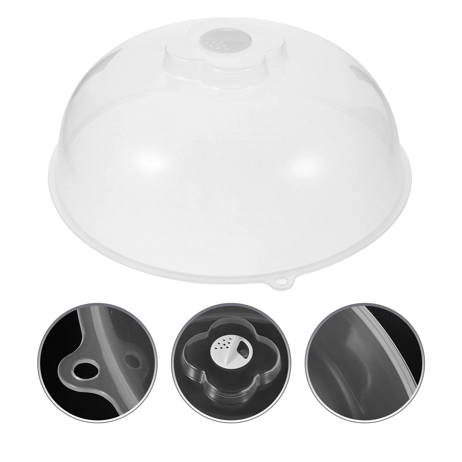 

Microwave Plate Cover Safe PP Material Adjustable Steam Vent Microwave Cover Food Heating Protection Food Preservation Lid