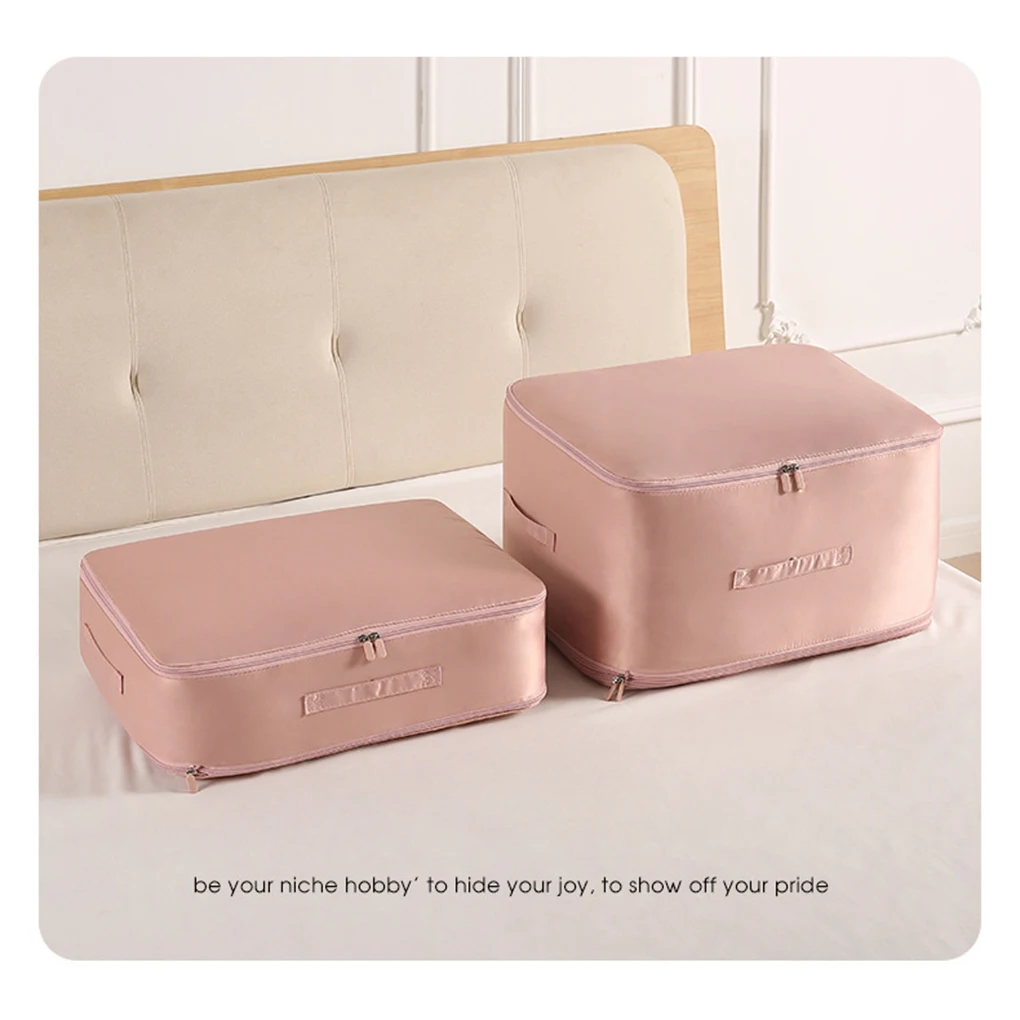 Compression Duvet Storage Bag Large Capacity Closet Cabinet Organizer StoragePouch Ultra Space Saving Self Compression Organizer