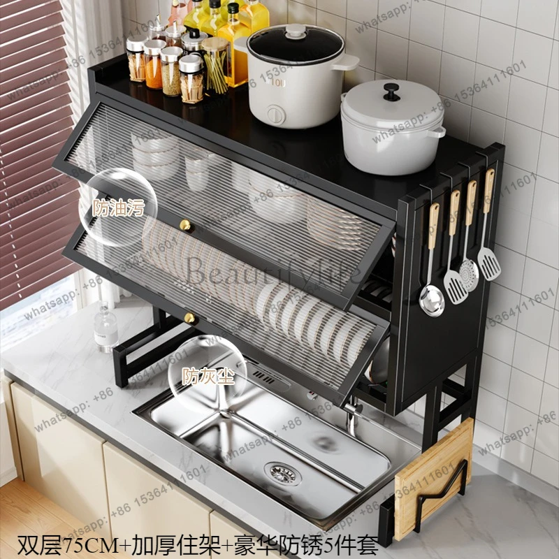 Premium Delicate Kitchen Shelf Dishwasher Kitchen Countertop Sink Dishwasher Storage Multifunctional Water Rack
