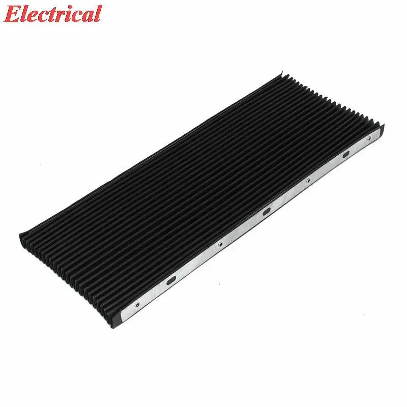 

1pc 40cm Long Rubber Machine Tool Foldable Accordion Cover Shield Guard