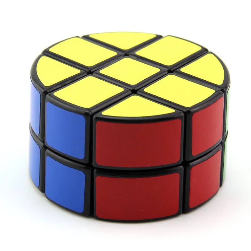 LanLan 2x3x3 Round Cake Magic Cube Cylinder Cubo Magico Professional Speed Puzzle Antistress Educational Toys For Kids