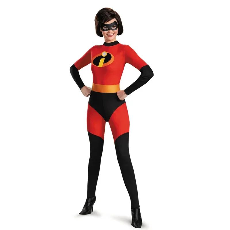 

Just Saiyan 2025 Elastigirl Helen Parr Women's Halloween Costume Amazing 2 Jumpsuit Adult Female Cosplay Costume