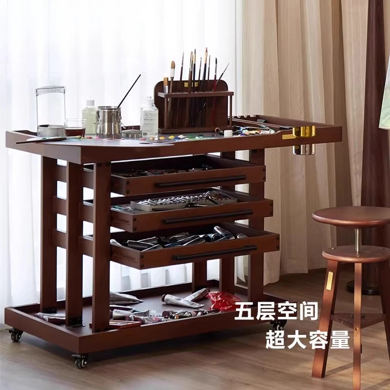 حامل عربة متنقل لاستوديو الرسم الفني