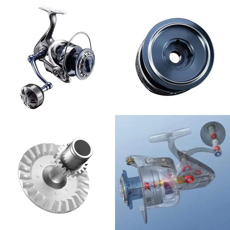 ECOODA Hadera Series-8000 Spinning Reel 15KG Drag Power Saltwater Fishing Reel Fishing Wheel 5.2:1 Gear Ratio