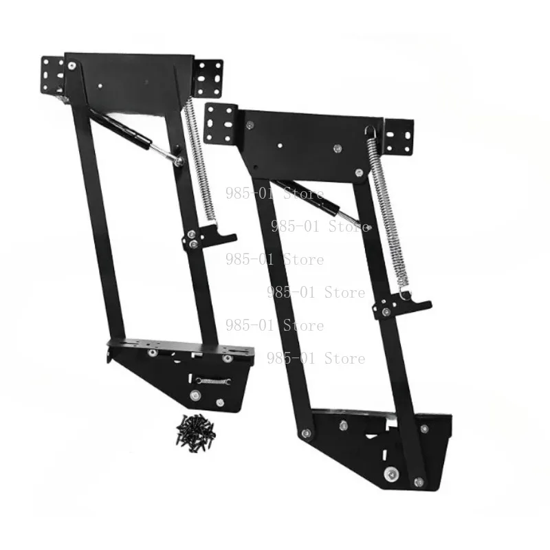 Heavy Duty Hydraulic Lifting Spring Pull Hinge, Kitchen Cabinet Concealed Lift Up Shelf Mechanism