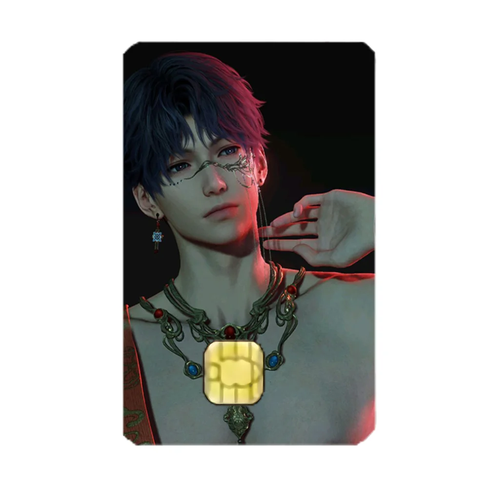 Love and Deepspace Stickers Cartoon Credit Card Visa Debit Bank Charge Card Bus Metro Waterproof Sticker Decal Decoration