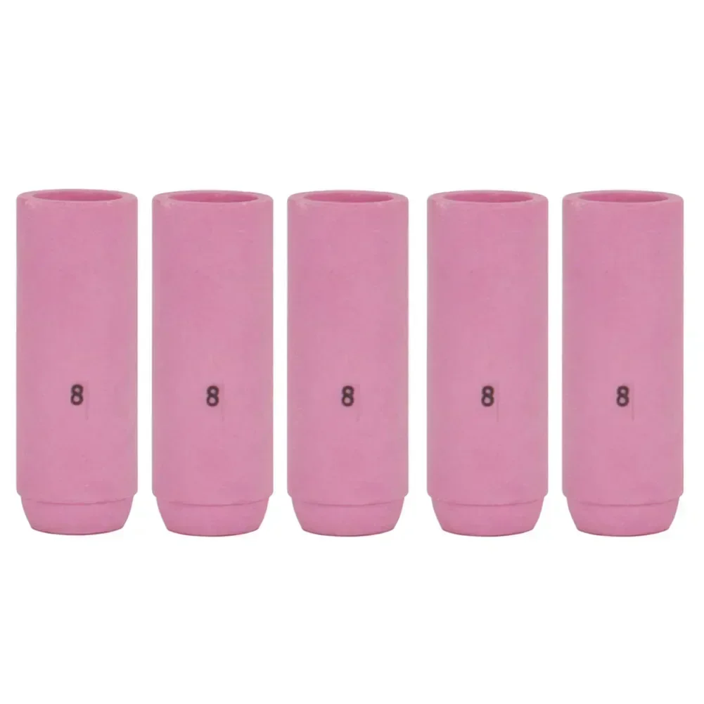 5PCS For TIG Alumina Nozzles Shield Cups 10N46 Featuring 12 5mm Aperture for WP 17 18 26 and Compatible For TIG Torches