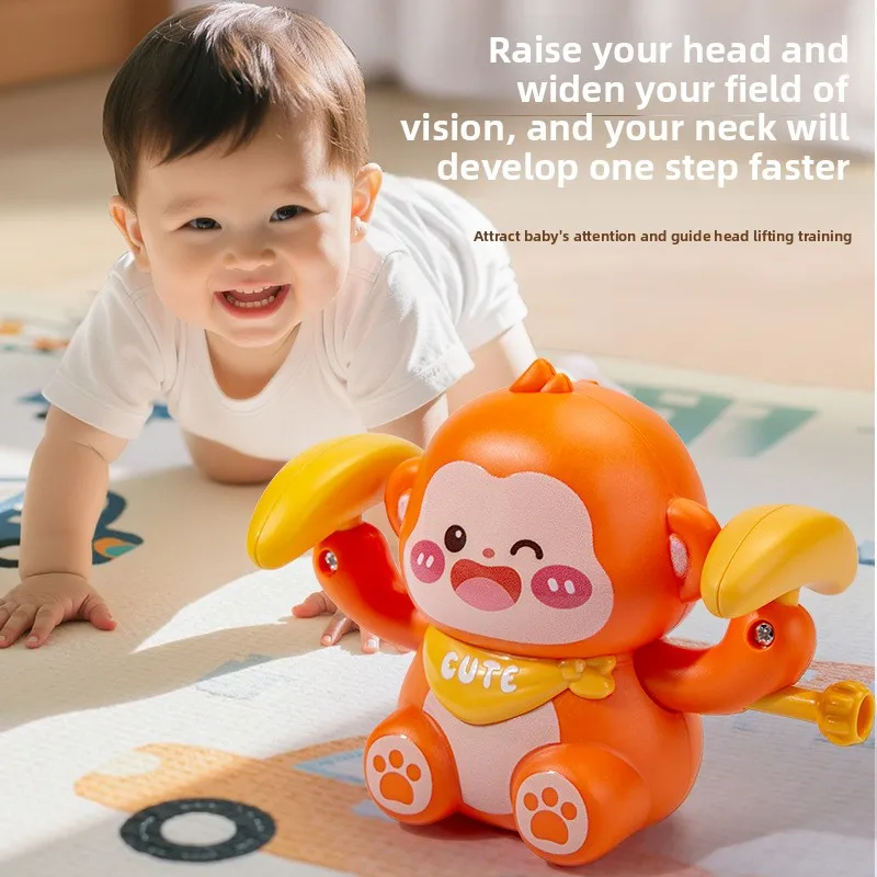 Children's Tumbling Monkey Toys, Little Monkey Babies That Do Somersaults Crawling Up