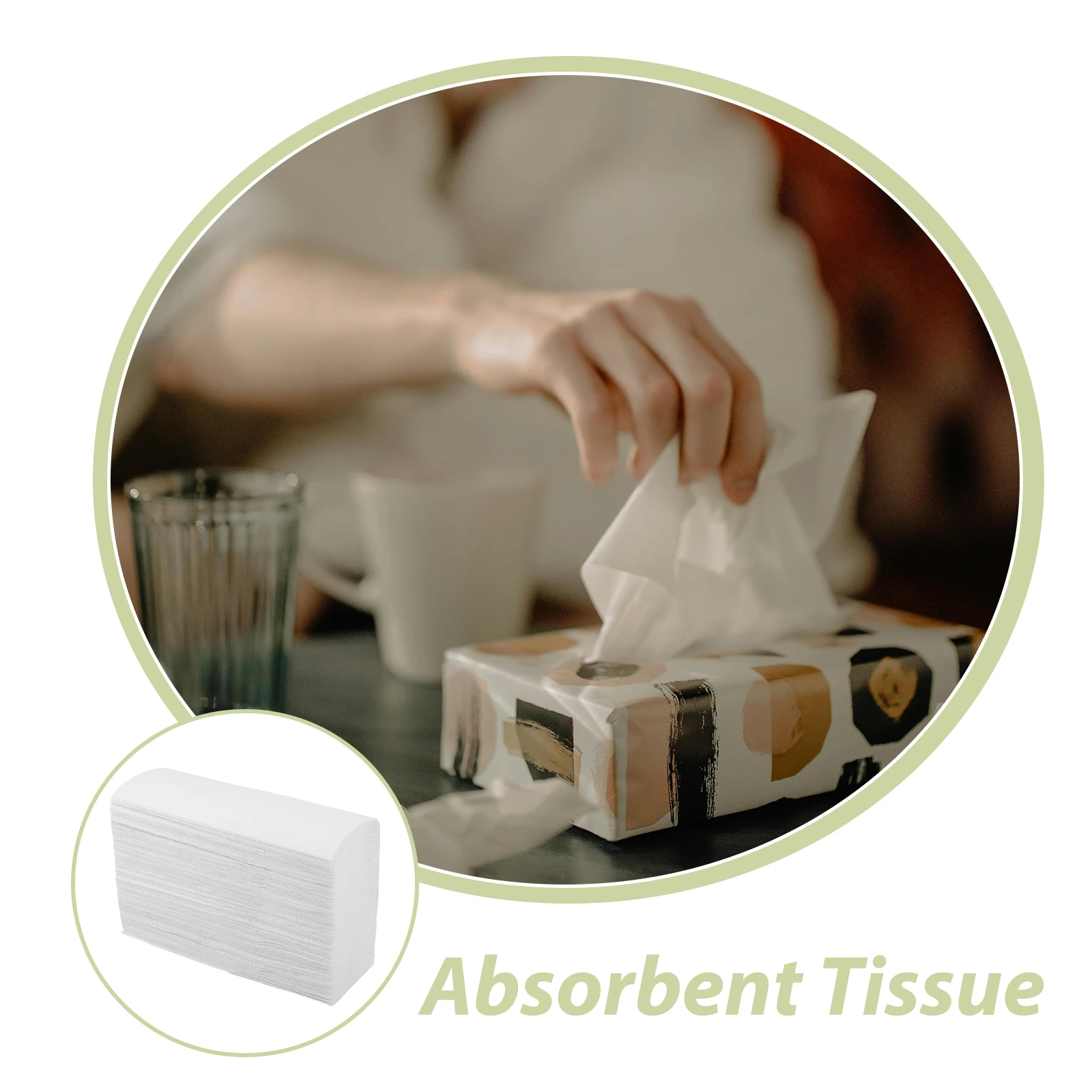 

140 Counts Disposable Hand Towels Paper Napkins Bathroom Absorbent Paper Tissue Refills For Bathroom Kitchen Hotel Dinners