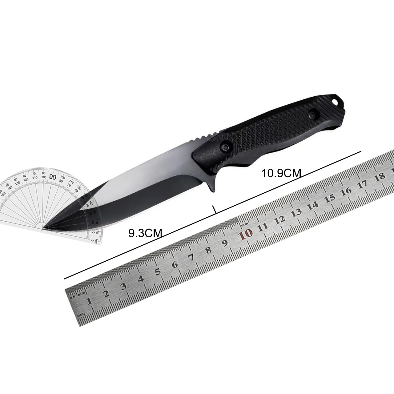 1 قطعة هنتر متعددة الوظائف في الهواء الطلق شفرة مثبتة التخييم EDC سكين الصيد الدفاع عن النفس الغابة بقاء السكاكين المستقيمة