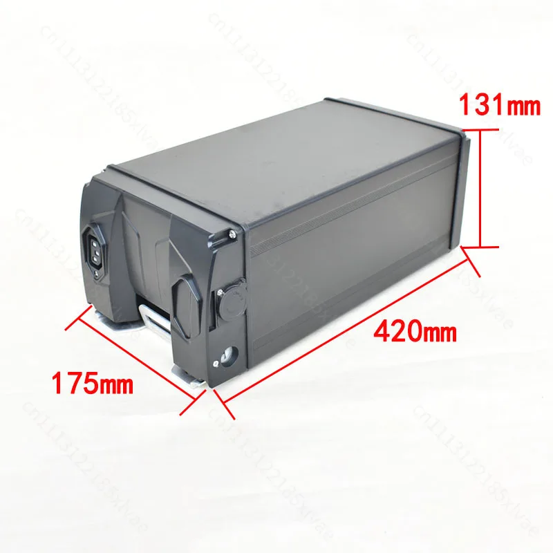 Electric vehicle rear battery box rear tail frame battery box folding bicycle lithium battery shell box