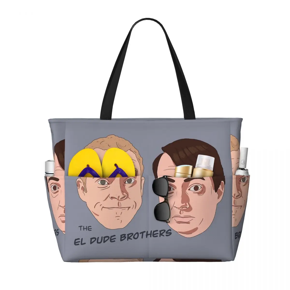 اللمحة تظهر مارك و Jez The El Dude Brothers حقيبة حمل على الشاطئ حقيبة رياضية رياضة اليوغا واق من المطر حقيبة حمل كبيرة المرأة حقيبة سفر حقيبة اللياقة البدنية