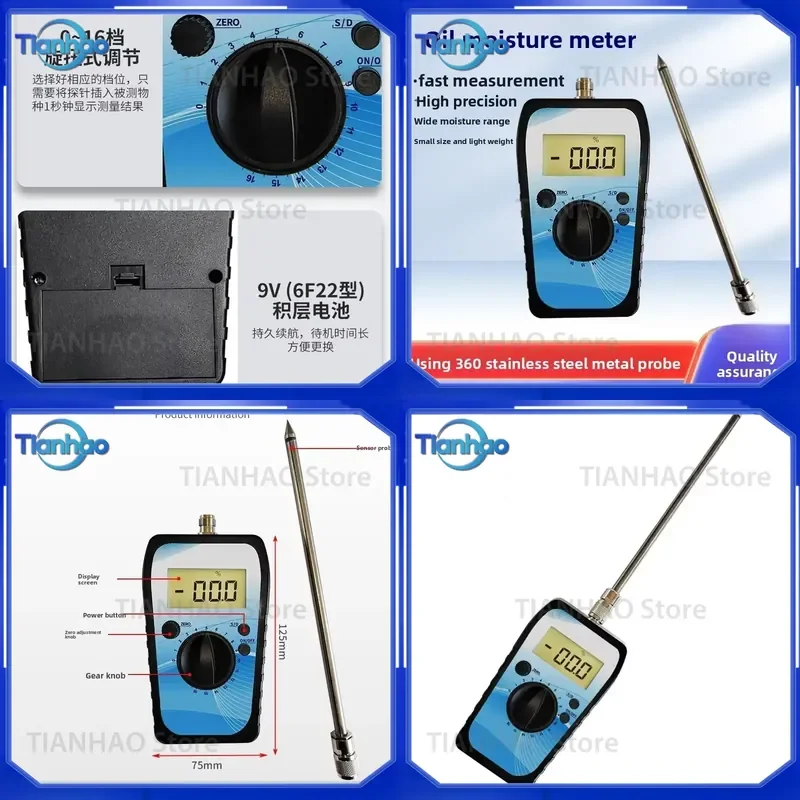 for Crude Oil Moisture Tester Coal Tar Waste Oil Water Content Meter Fast Measurement Wide Range Industrial Liquid Analyzer