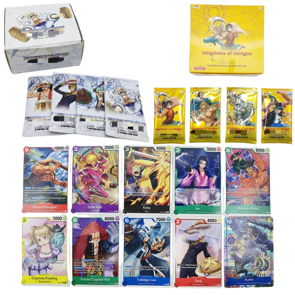 

New sale **40/300Pcs Anime ONE PIECE card TCG OP-05 Luffy Zoro Shanks Trading Collection Card for Children Gift Toys Hot!!