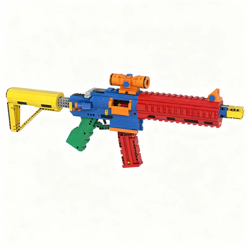 

NEW 1424PCS MOC Creative Model HK416 Building Blocks Assembly Bricks Collectible Display Birthday Gift Decoration Collection Set