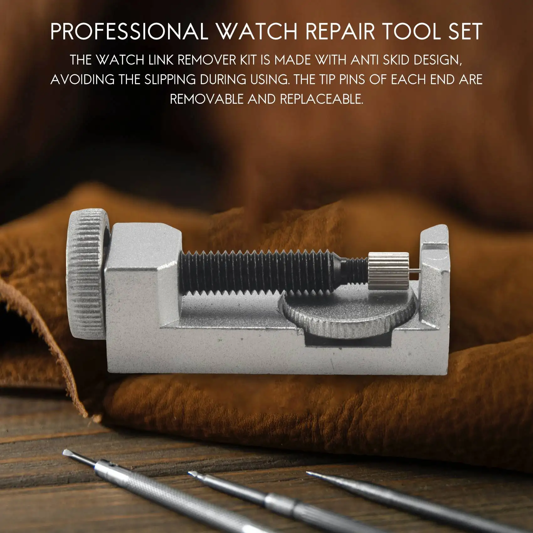 

A96I-9 Pcs Watch Strap Link Remover Kit Watch Band Link Pin Removal Watch Repair Tool