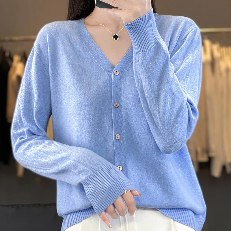 2024 Summer New Slubby Cotton Sunscreen Sweater Women\'s Thin Long-sleeved Shirt Loose Outside Knitted Cardigan