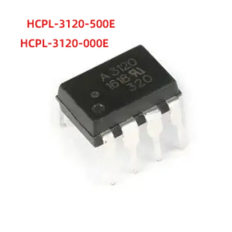 (10-50pcs) HCPL-3120-500E HCPL-3120-000E 100% Original In Stock 15V~30V DC 25kV/us 3.75kV SOP-8-2.54mm DIP-8