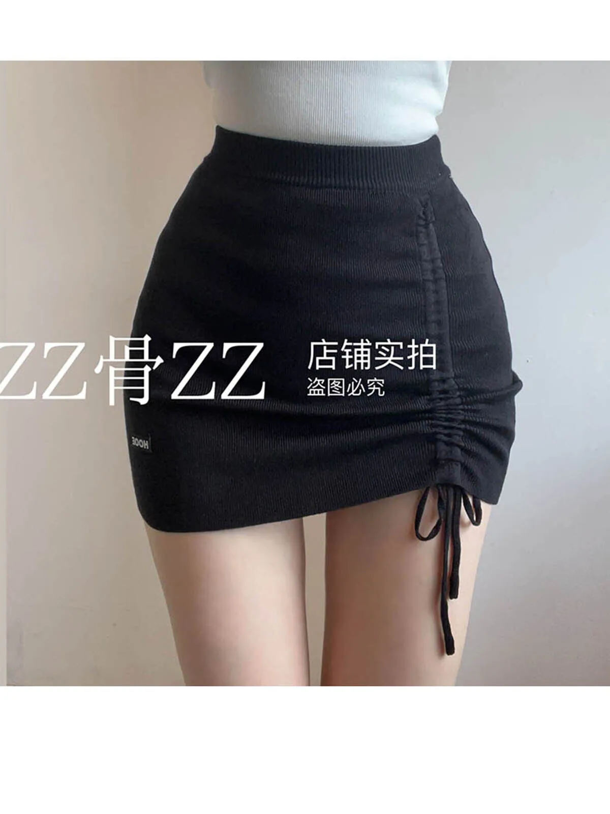 Summer New Street Casual Style Drawstring Pleated Irregular Wrap Hip Skirt Fashion Sexy Sweet Women Mini Skirts Women PAC7