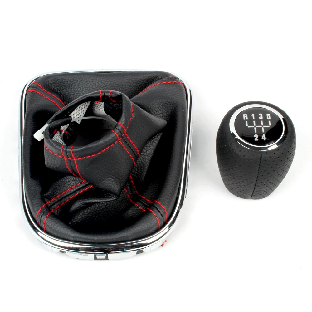 MT Car 5 / 6 Speed Manual Gear Stick Shift Knob With PU Leather Boot For Chevrolet Cruze 2008 2009 2010 2011 2012 Car-Styling