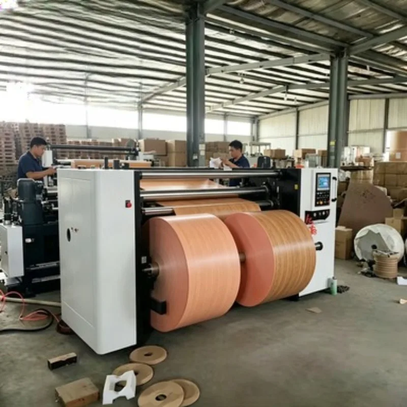 Kraft Paper Slitting and Rewinding Machine Jumbo Roll Slitter Rewinder Roll Cutting Equipment for Packaging Paper Factory  