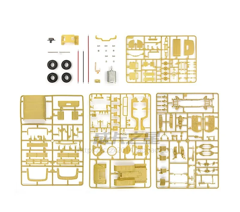 1/35 Military Hummer Truck US Army Jeep HUM-V Commando Armored Troop Carrier Assembly Model Toy