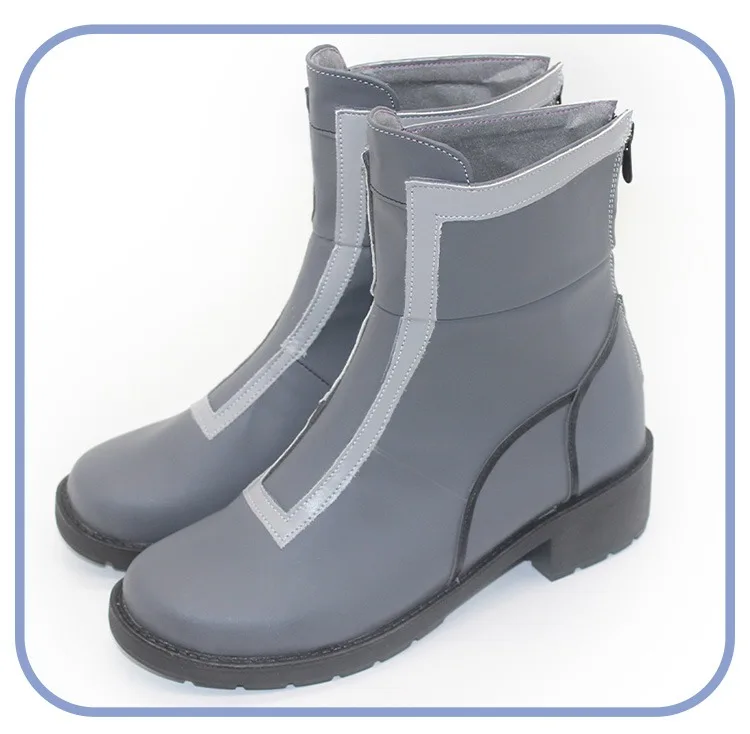 Motoko Kusanagi 코스프레 신발 PU 가죽 신발 할로윈 파티 부츠 애니메이션 액세서리 코스프레 소품 맞춤 제작