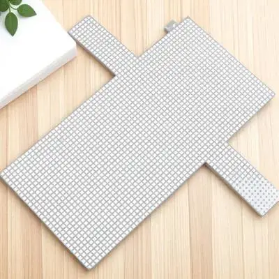 4Pcs Safe Premium Plastic Grid Canvas Pieces for DIY Bag Crafting Woven Bottoms Lining Boards Mesh Embroidery Plastic Craft