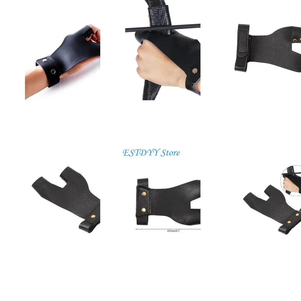 

G6DE ArcheryProtective Glove Left Hand Guard Traditional Finger Guards