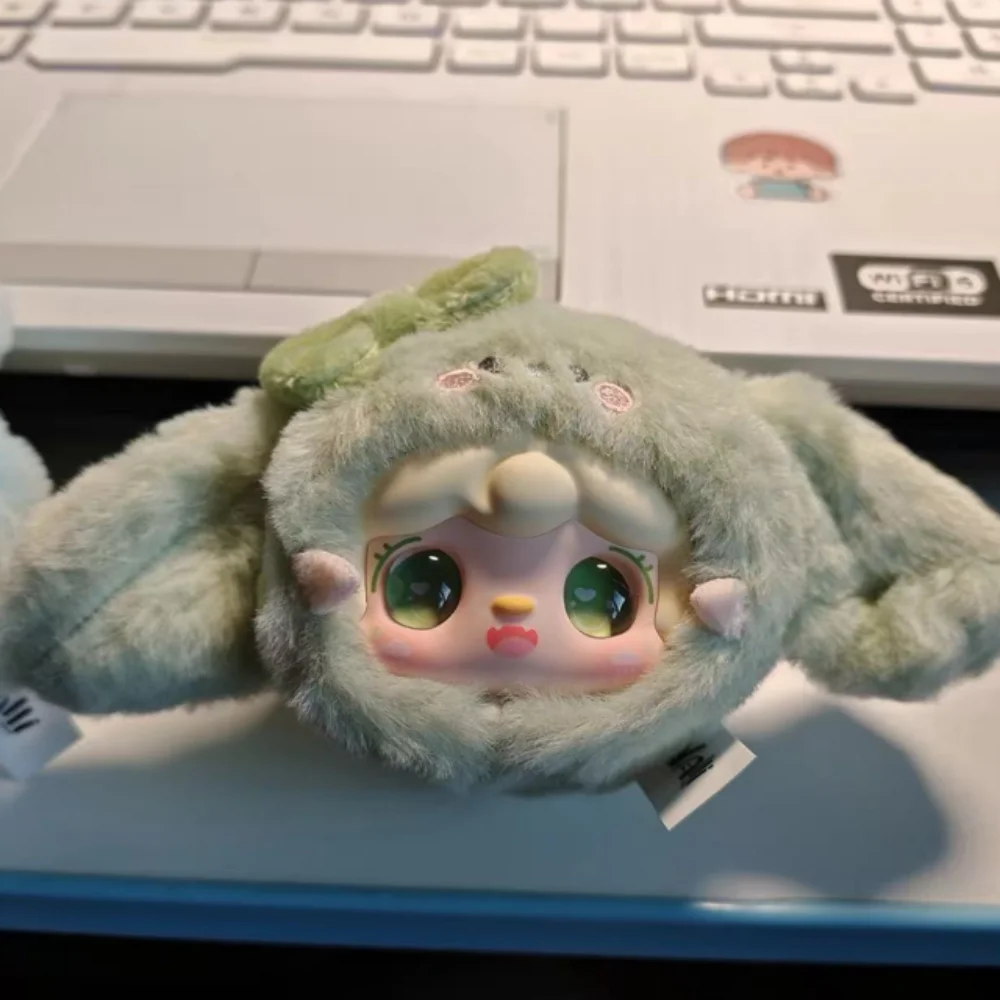 Yooki لطيف أرنب صندوق أعمى تأخذ قطعة الدب الصغير سلسلة ألعاب من القطيفة دمية رائعة المفاتيح ظهره قلادة صندوق غامض هدية