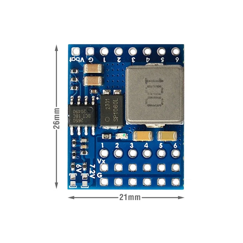 

MATEKSYS SVPDB-8S SERVO PDB with 4A BEC 5.5-36V TO 5-8.2V Power Distribution Board