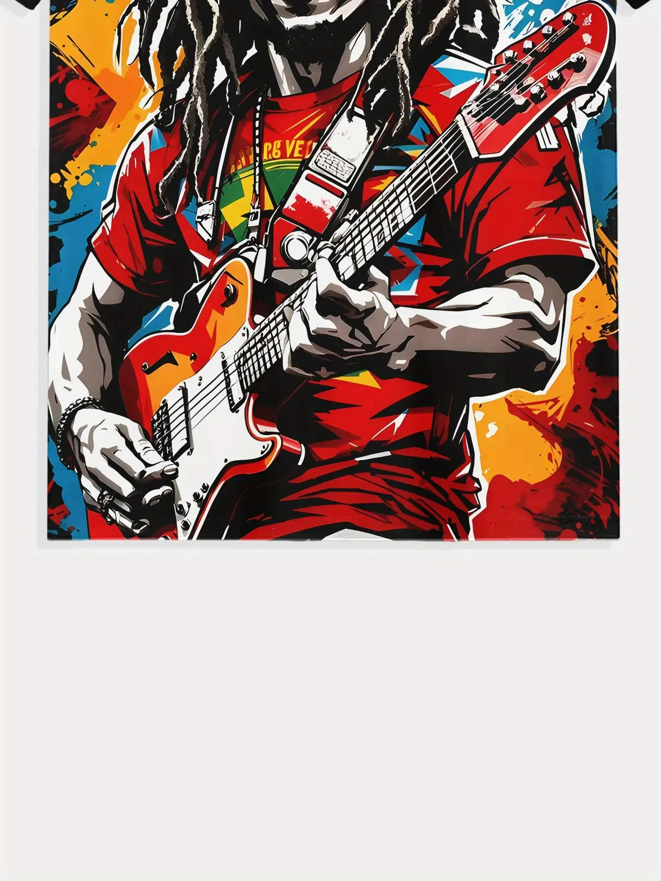 تي شيرت نيون للرجال يتوهج في الظلام - نجوم نيون لكامل الجسم، قميص حفلات خفيف الوزن وجيد التهوية للملهى الليلي #6