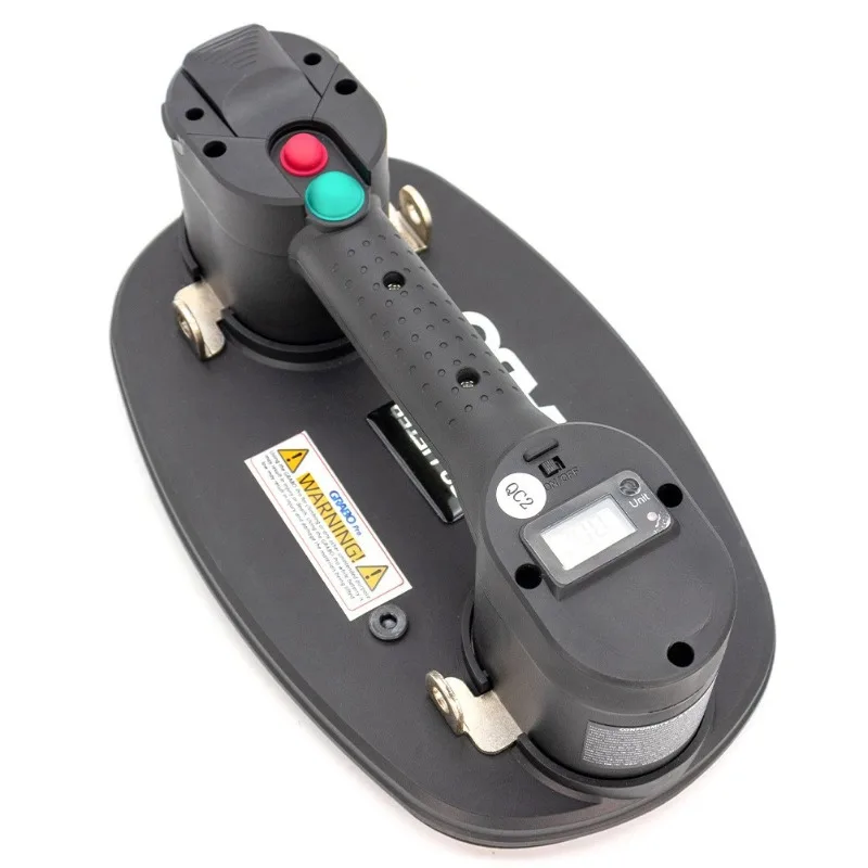Electric vacuum suction cup, hoisting stone handling suction extractor, automotive glass handling electric suction cup