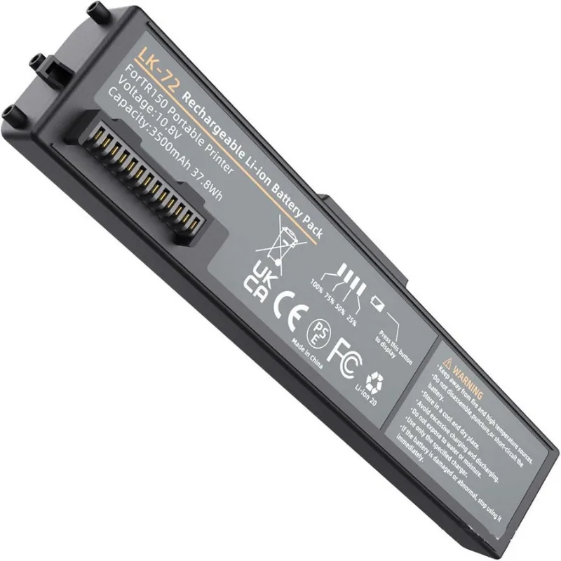 LK-72 High Quality Battery 10.8V 37.8Wh 3500mAh for Canon / PIXMA TR150 Wireless Portable Printer Brand New Replacement Battery