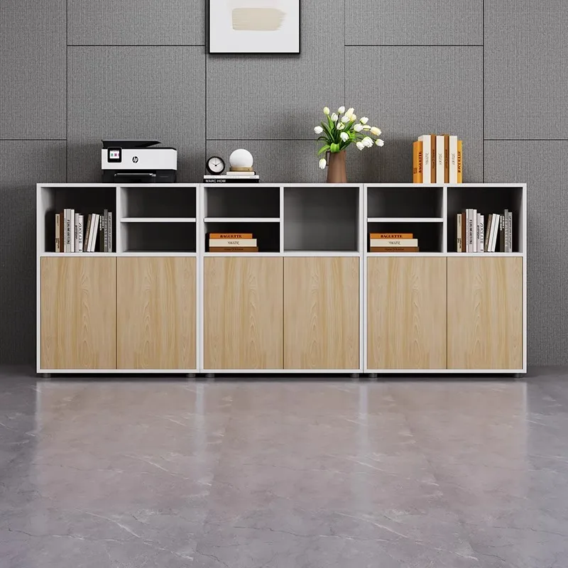 Armário lateral de mesa simples e moderno