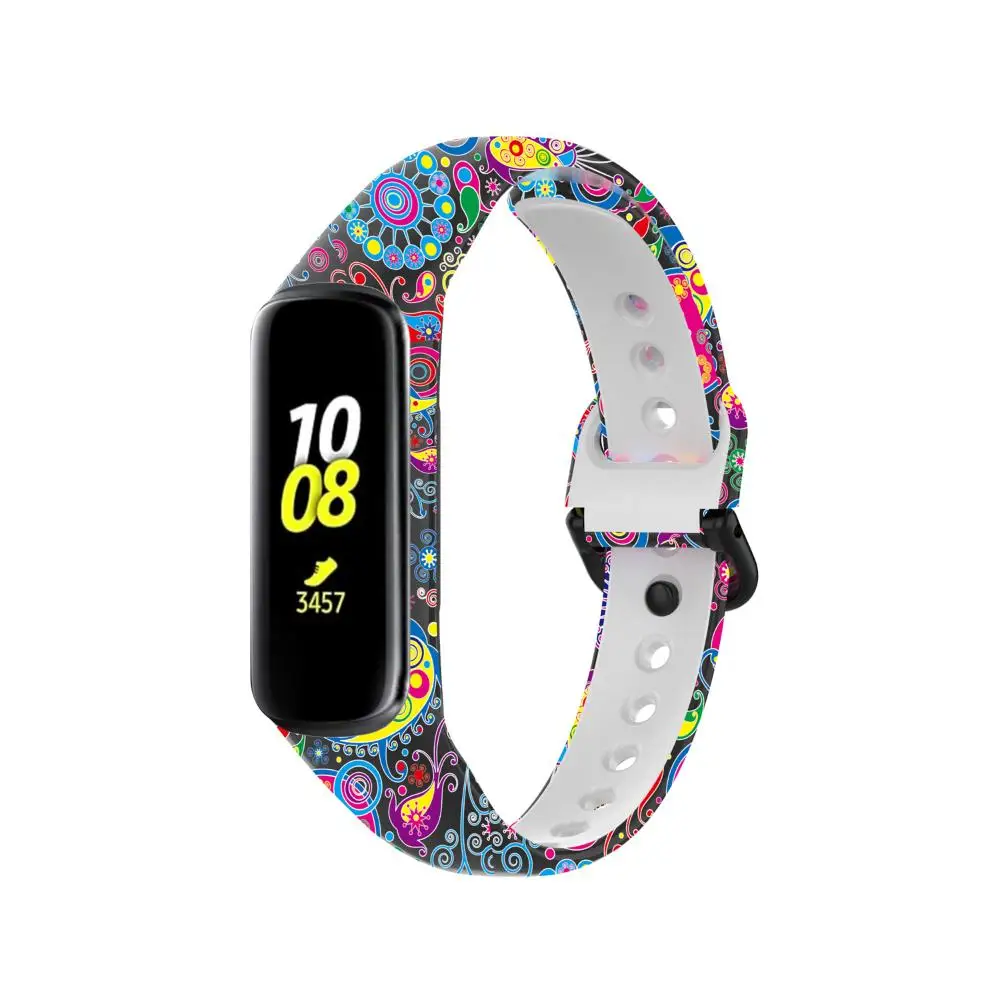 Soft Bracelet Wristband Silicone Replacement Strap Colorful For Samsung Galaxy Fit 2 SM-R220